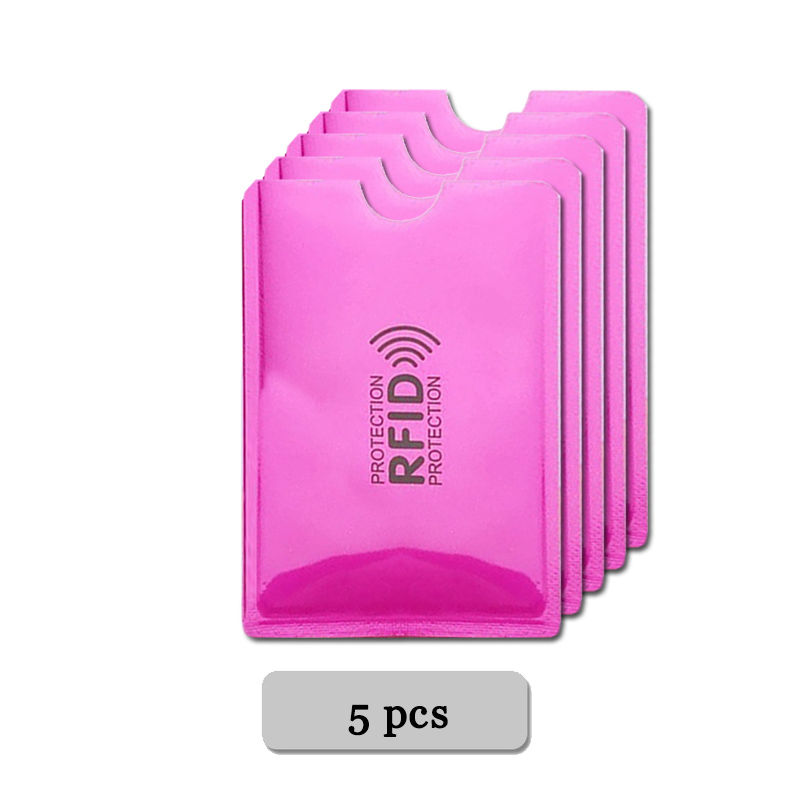 Thumbnail: Anti Rfid Wallet Blocking Reader Lock Bank Card Holder Id Card Case Men Women Cr