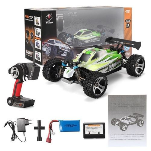 Thumbnail: WLtoys A959-B 1 / 18 4WD 2.4G 540 RC Car Truck Off-Road High Speed Racing Buggy