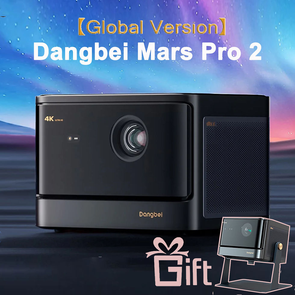 Thumbnail: 2024 New Dangbei Mars Pro 2 4K Projector 2450 ISO Lumen Laser Beamer with Licens