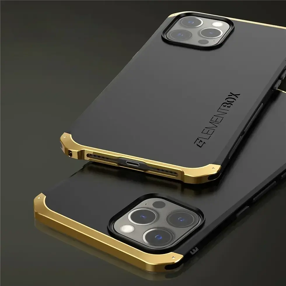 Thumbnail: Shockproof Metal Armor Case For iPhone 11 Xs 12 13 14 15 16 Pro Max Case Aluminu