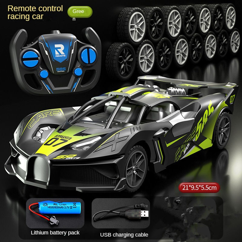 Thumbnail: Children's remote control car four-way charging wireless electric toy Bugatti ca