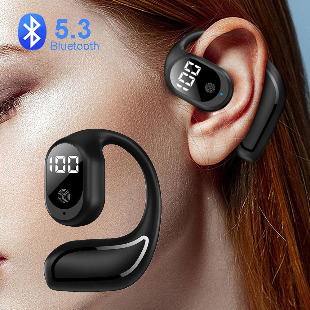 TWS Bluetooth 5.3 Headphone Ear Hook Wireless Earphone HiFi Stereo Noise Reducti