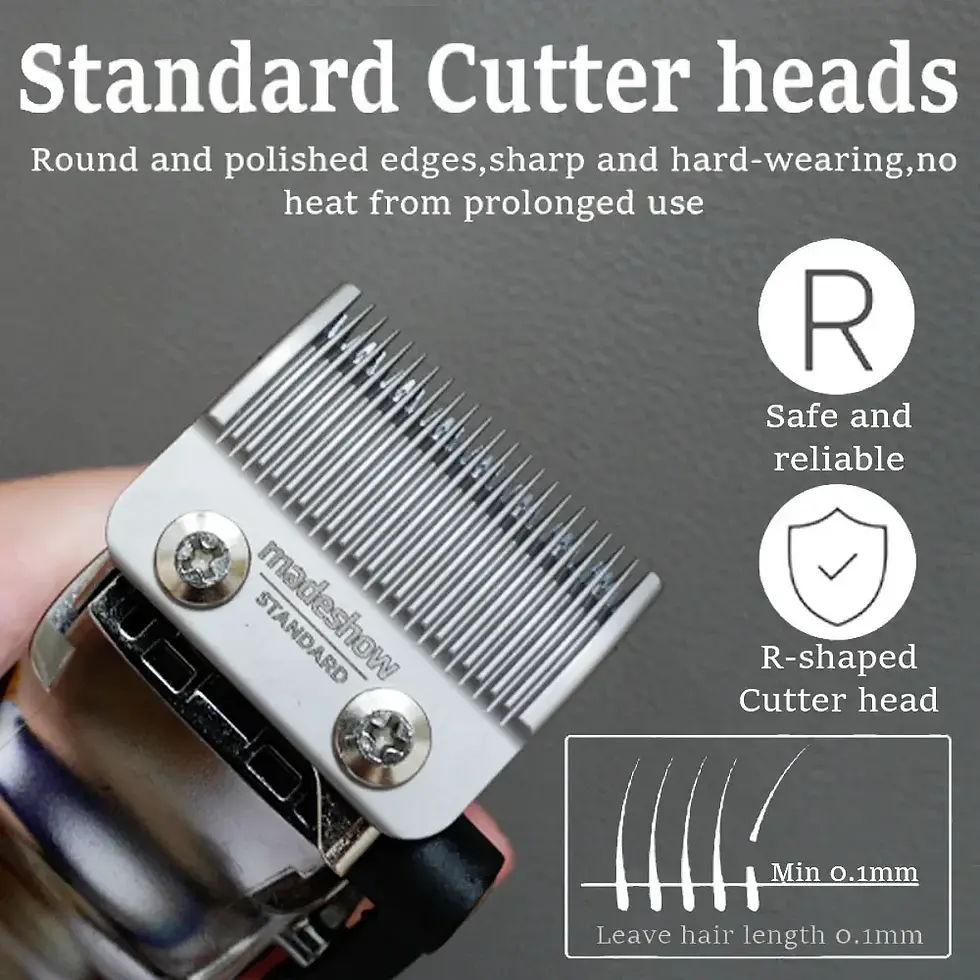 Thumbnail: Madeshow M10 Professional Hair Clippers Hair Trimmer for Men Adjustable Cordless