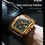Thumbnail: OLEVS Men's Top Brand Square Quality Quartz Wristwatch Chronograph Waterproof 