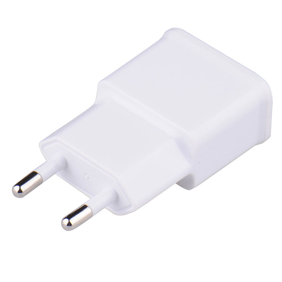 Thumbnail: Dual USB 2 Port 1A 2A Wall Adapter Charger US EU Plug For Samsung iphone Phone