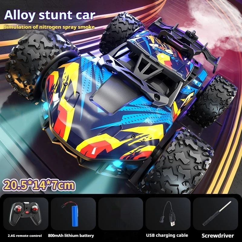 Thumbnail: New Boy'S Remote Control Toy Car Six Wheel Stunt Car Gesture Induction Alloy Rem