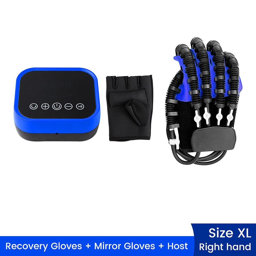 Thumbnail: Upgraded Left Right Hand Massage Rehabilitation Robot Gloves Device for Stroke H