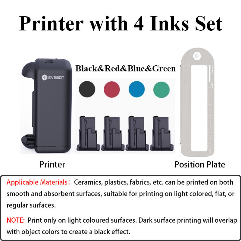 Thumbnail: EVEBOT PRINTIND Handheld Inkjet Printer for Any Surface 1.02 Inch Nozzle Upgrade