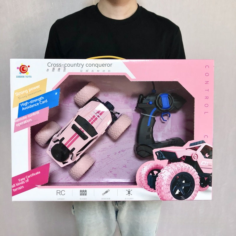 Thumbnail: Wireless Remote Control Car Rc Remote Control Off-road Vehicle Pink Children's G