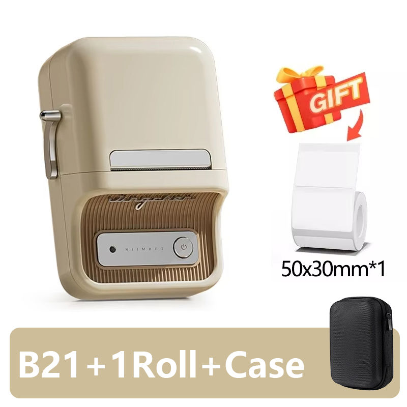 Thumbnail: Niimbot b21 Color Label Printer Mini Portable Adhesive Labeller Printer Thermal 