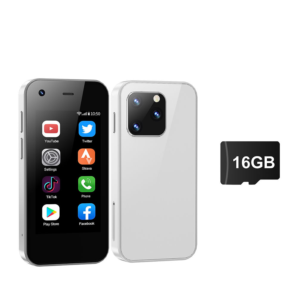 Thumbnail: Mini Smartphone SERVO  KING5000 Android 9.0 3G Network 2 SIM 2GB 16GB WiFi 
