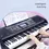 Thumbnail: Electronic Piano with 61 Power Keys for Adult Children Beginner Preschool Teache