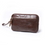 Thumbnail: LUOKIR New Vegetable Tanned Leather Zipper Pouch, Cowhide Coin Purse, Large-capa