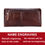 Thumbnail: 2022 New Long Men Wallets Name Engraving Zipper Male Purses 100% Genuine Leather