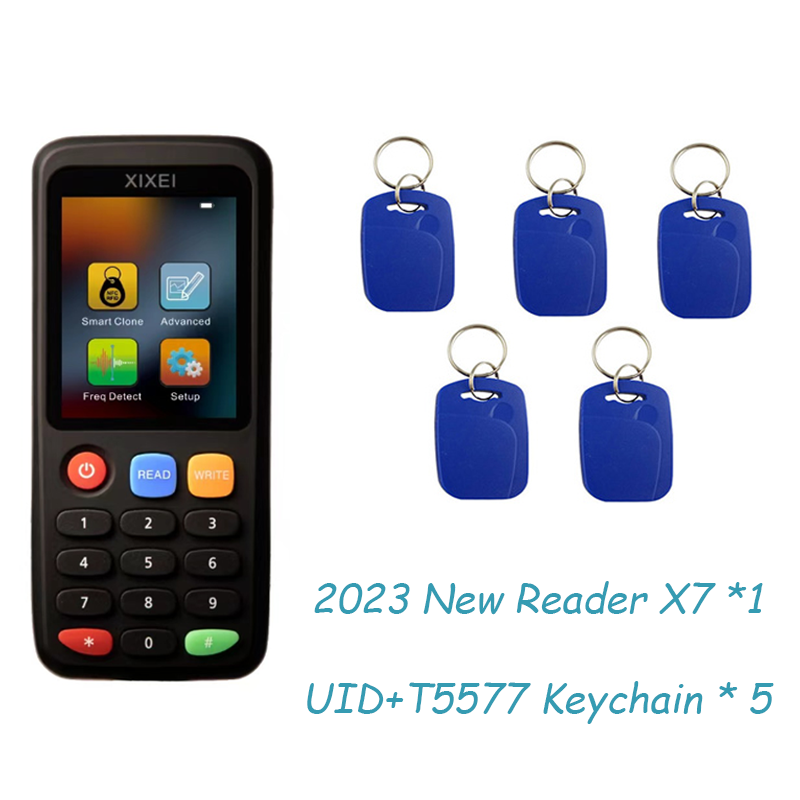 Thumbnail: X7 Smart Card Reader RFID Key Clone Copier IC ID Token Copy Duplicator 125Khz Ba