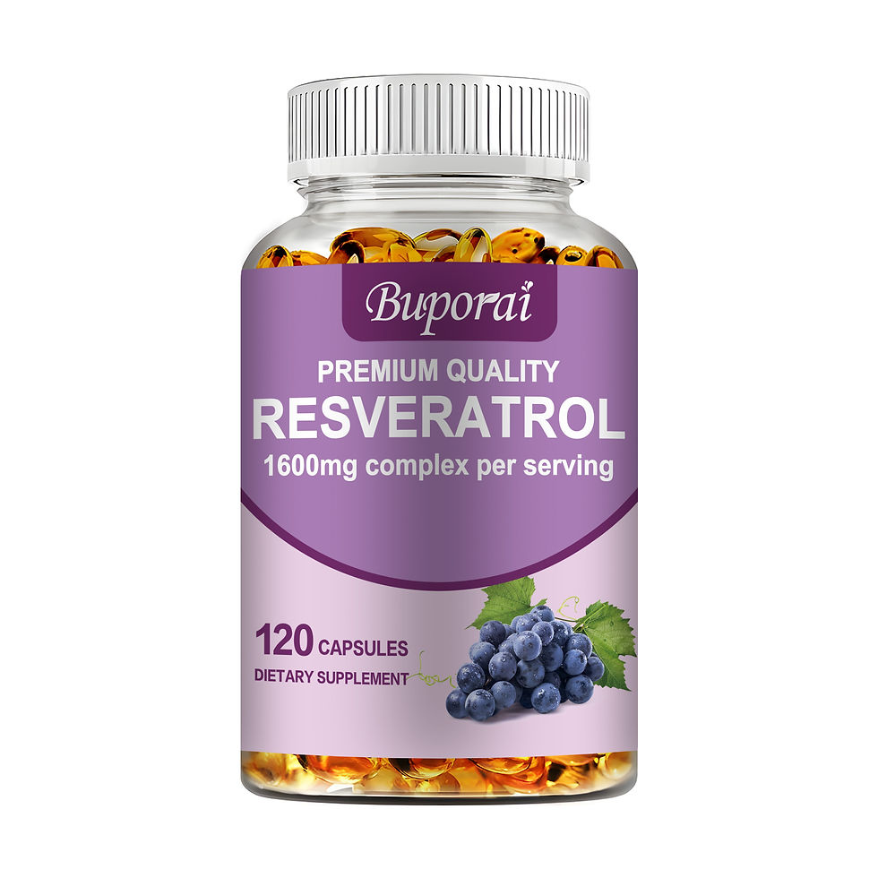 Resveratrol - Supports Skin, Cardiovascular Health, Boosts Metabolism, Antioxida