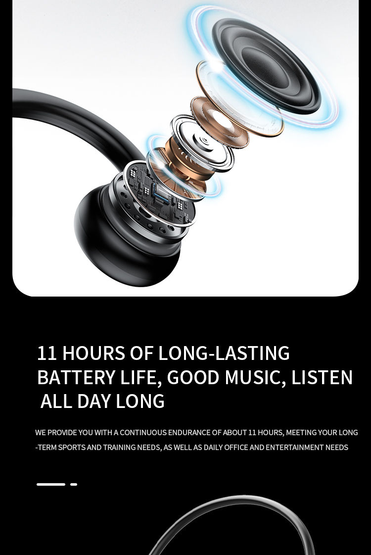 Thumbnail: Xiaomi Mijia Real Bone Conduction Sport Headphone Wireless Earphone Bluetooth
