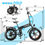 Thumbnail: SEEKER Foldable Electric bicycle 750W 48V 17.5AH Maximum speed 45KM/H adults Pro