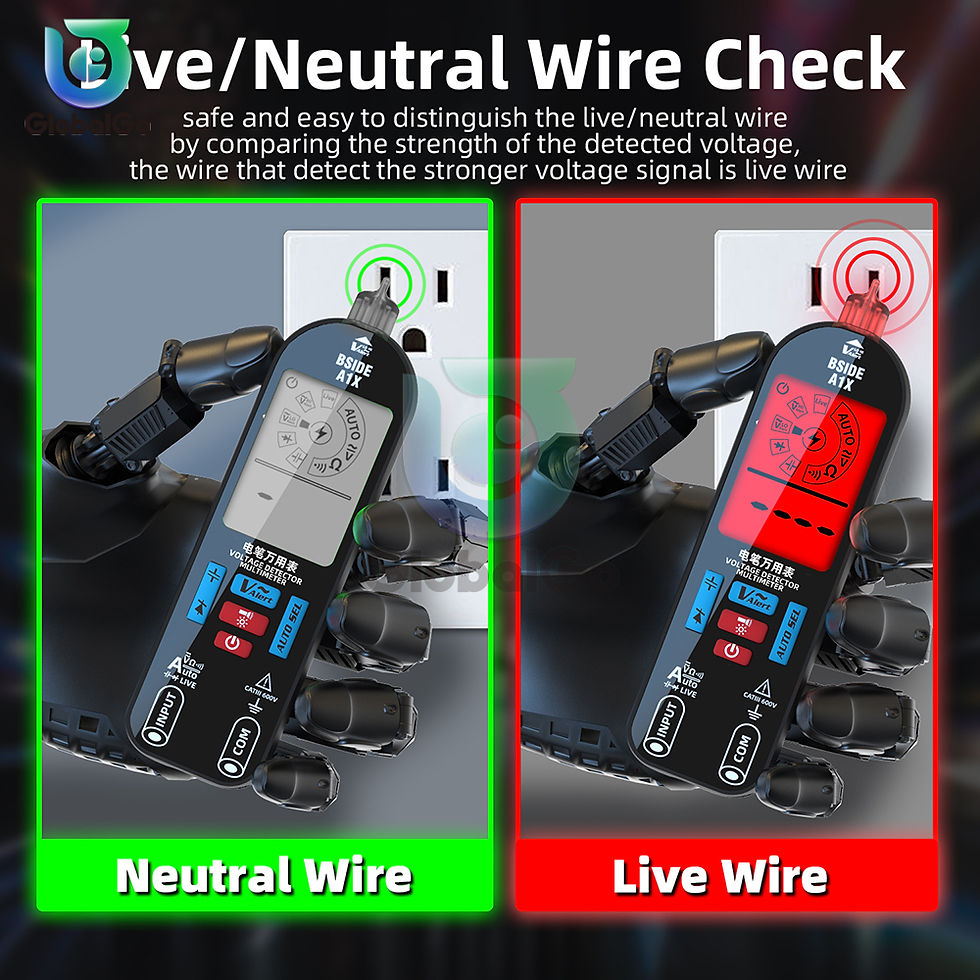 Thumbnail: BSIDE A1X Contactless Smart Digital Multimeter Rechargeable Electronic Tester