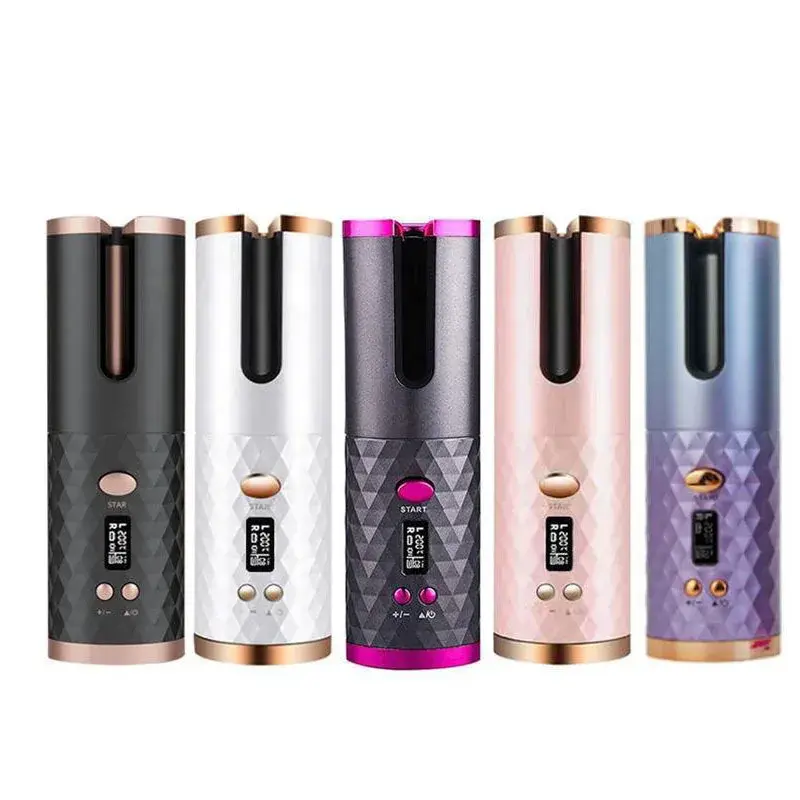 Thumbnail: Portable Automatic Charging Hair Curler Smart Wireless Hair Styling Tool Travel 