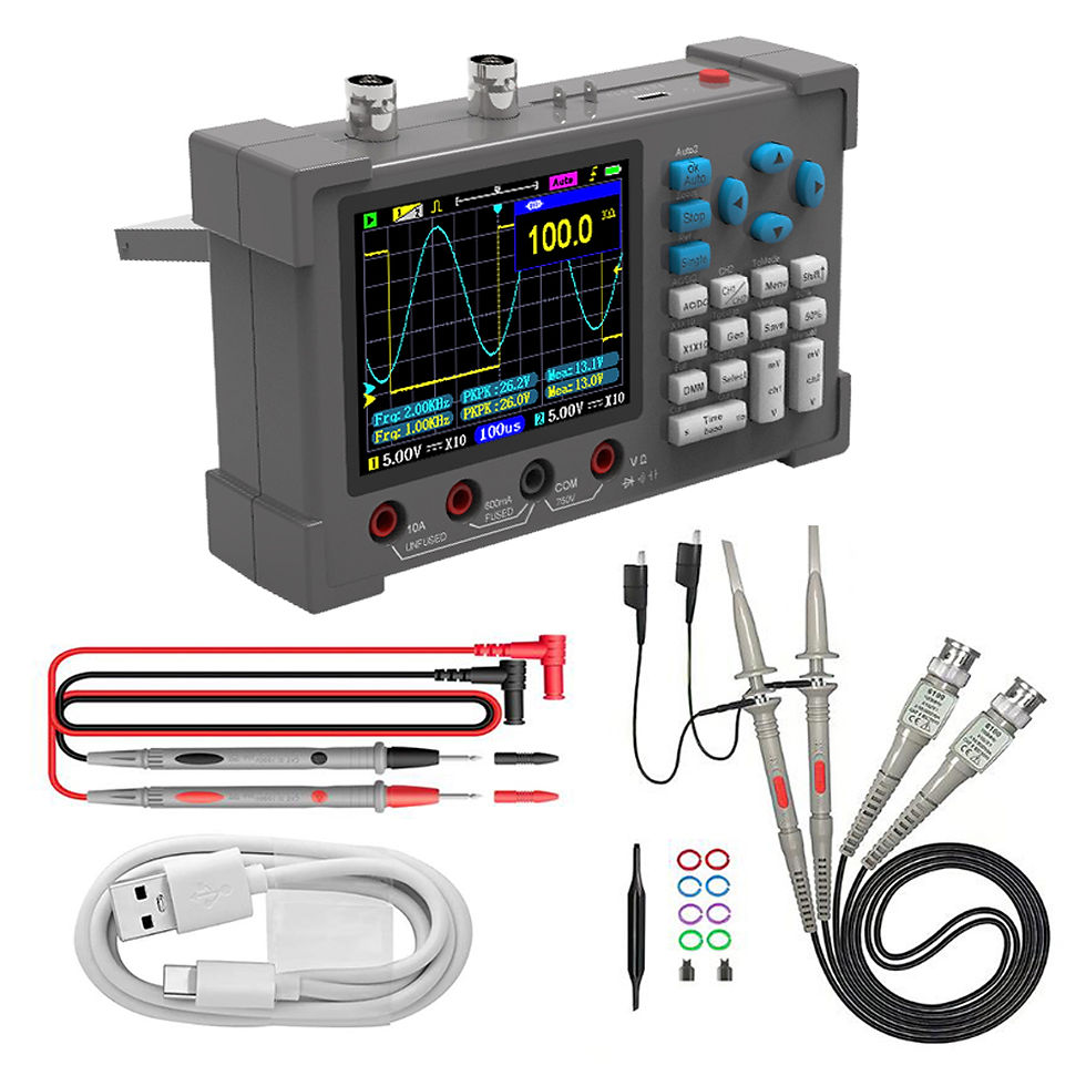 Thumbnail: 3in1 Digital Oscilloscope Multimeter Signal Generator Dual Channel 120Mhz Bandwi