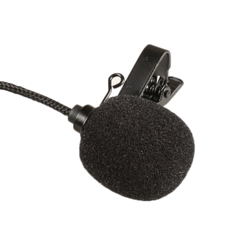 Thumbnail: Clip-on Lapel Mini Lavalier Mic Microphone 3.5mm For Smart Phone PC Recording