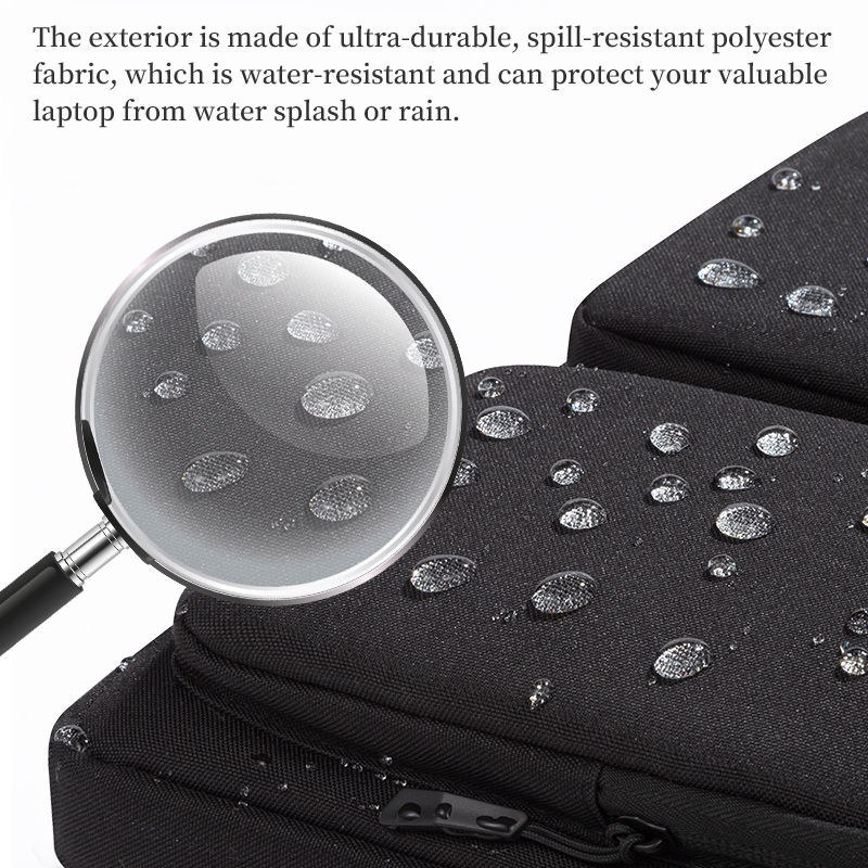 Thumbnail: Laptop Shoulder Bag 13 14 15.6 inch Men Computer Carrying Case Notebook Handbag 