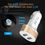 Thumbnail: 5V 2.1A Dual Port USB Car Charger Adapter For iPhone Samsung HTC Universal+Cable
