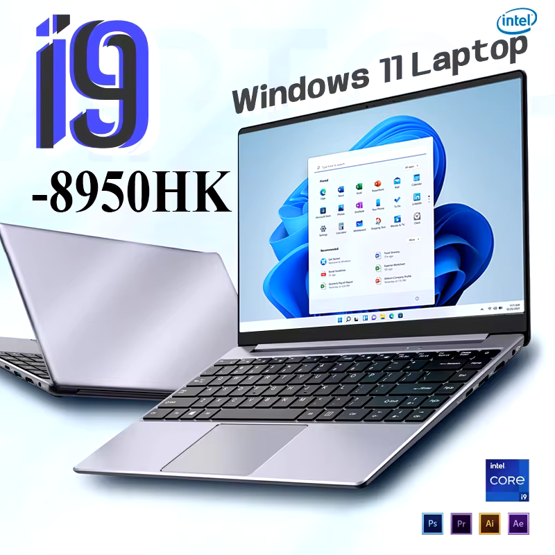 14.1-inch Office laptop intel Core i9-8950HK laptop 16GB RAM 1/2TB SSD Portable