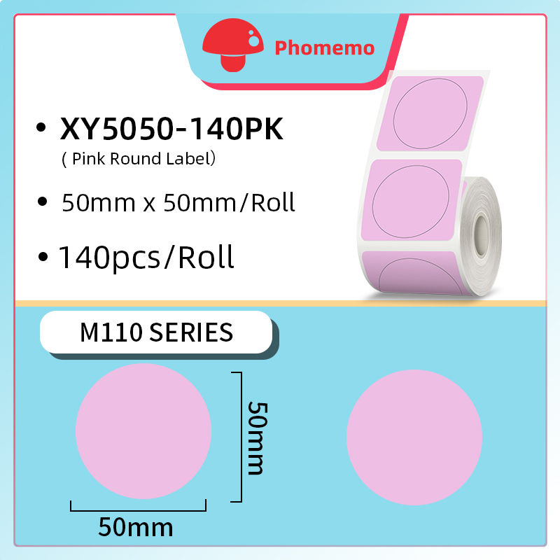 Thumbnail: Phomemo M110 Thermal Wireless Label Printer Portable Bluetooth Sticker Mini Prin