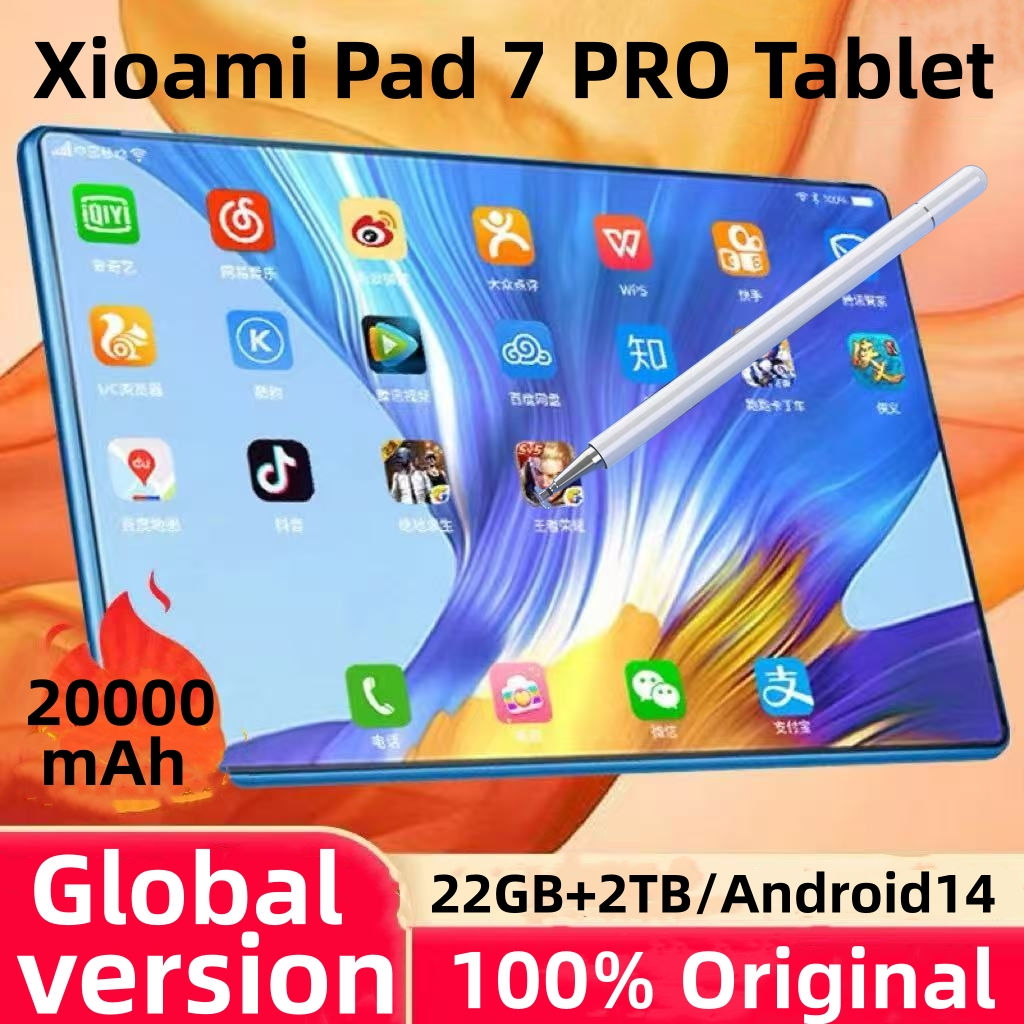  Xioami Global Version Pad 7 Pro Android 14 Tablet 22GB+2T 11inch HD 4K 