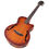Thumbnail: 40inch Matte Flame Oak Acoustic Guitar 6 String Double F Hole Tiger Stripes Oak 
