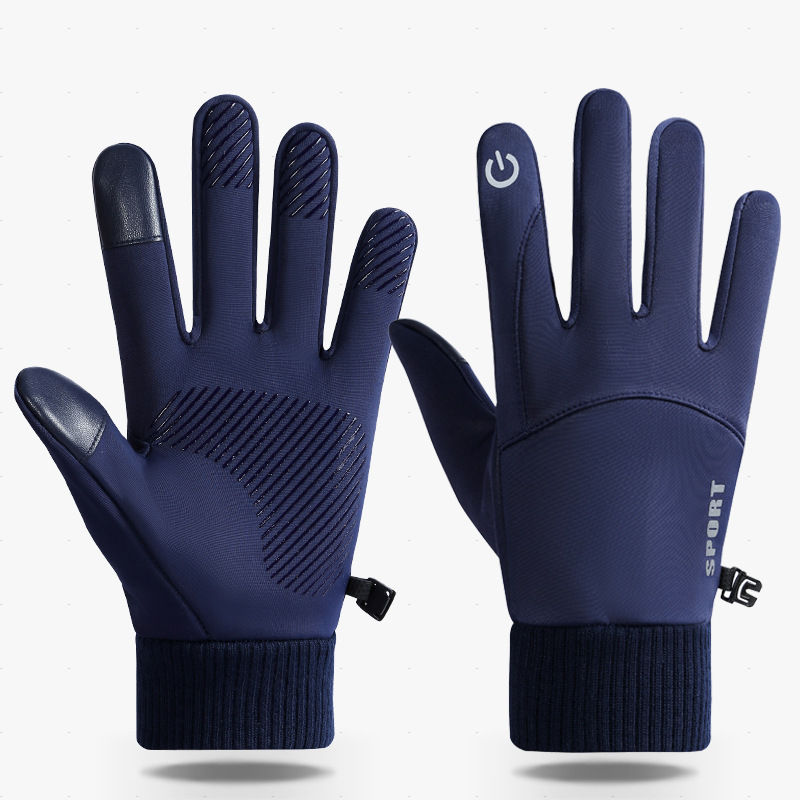 Thumbnail: Winter Waterproof Men's Gloves Windproof Sports Fishing Touchscreen Driving Moto