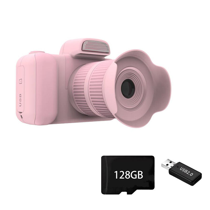 Thumbnail: Xiaomi Children Camera 128G Mini Digital Selfie Cam Educational Toys Kids HD Vid