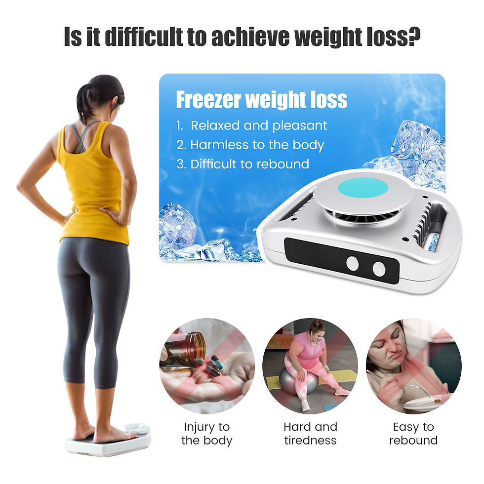 1 set Fat Freezing Machine Dissolve Fat Cold Therapy Massager Body Slimming Weig
