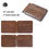 Thumbnail: Vintage Men's Genuine Leather Wallet Cowhide Money Clip Credit Card Holder Purse