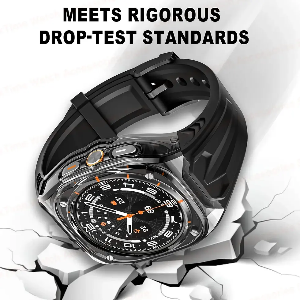 Thumbnail: Samsung Galaxy Watch 7 Ultra Mod Kit Strap+Case Silicone Loop Band Bracelet