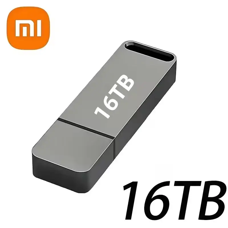 Thumbnail: Xiaomi 16TB Flash Drive USB3.2 High Speed Transfer Type C U Metal Flash SSD Port