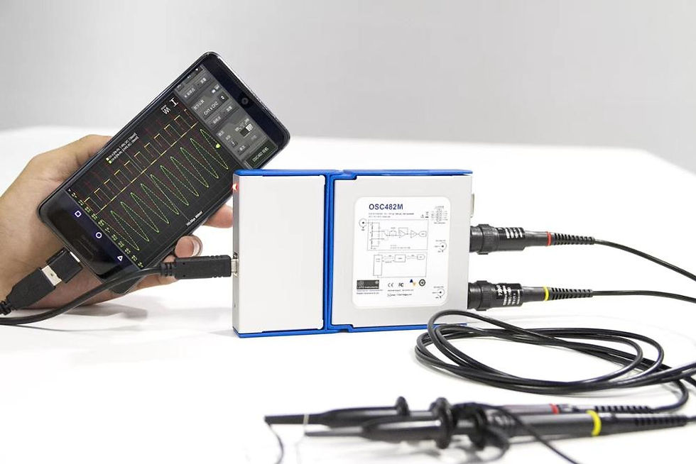 Thumbnail: 2 CH USB PC Virtual Digital Oscilloscope 20M Bandwidth 50 MSa/s Support Android 