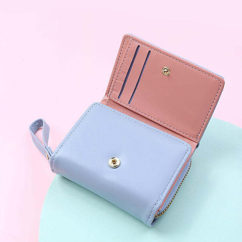 Thumbnail: Luxury Brand Women's Small Wallet Female Card Holder Short Wallets with Coin Pur