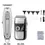 Thumbnail: Kemei KM-1986PG 1949 2028 Professional Hair Cutting Machine Kit Metal Body Hair 