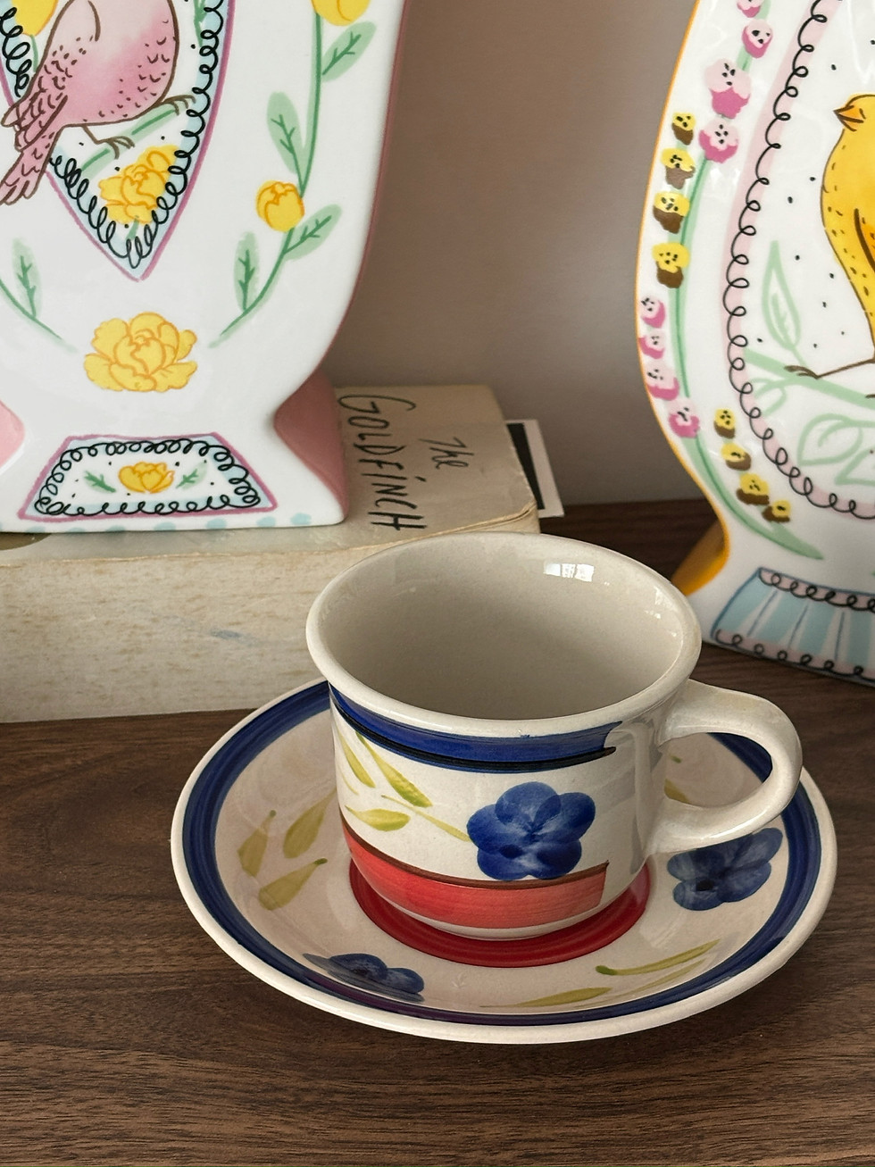 Thumbnail: The Little Fleurs coffee cup set