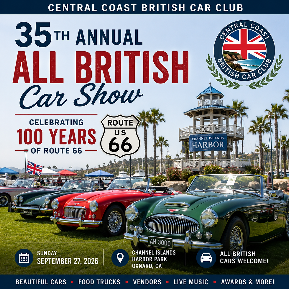 35th Annual Central Coast British Car Club All British Car Show