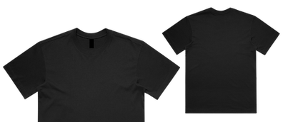 Black Tshirts With Custom Printed Logos