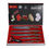 Thumbnail: Kitchen knife set, stainless steel non-stick knife, black-edged marble rose gol