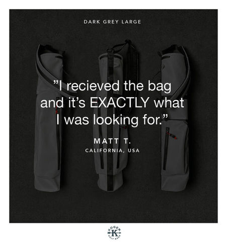 Testamonial Koger Golf Bags