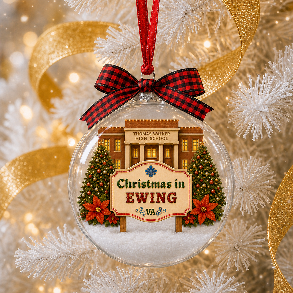Thumbnail: Pennington Gap VA Town Christmas Ornament