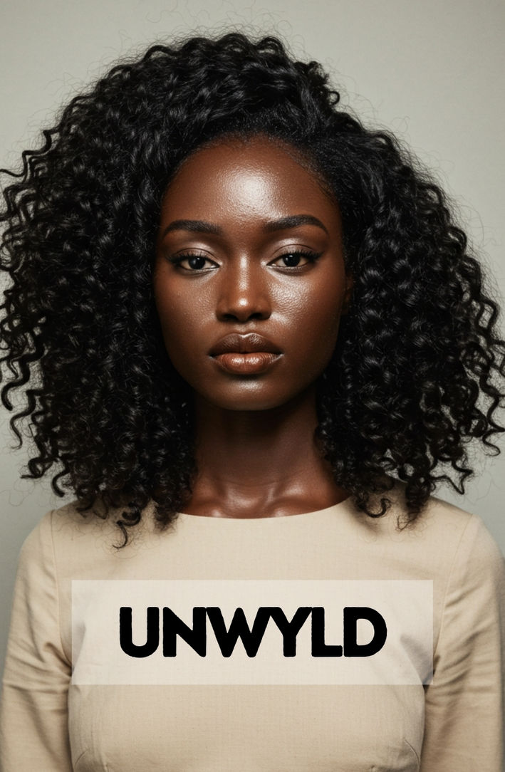 A woman with healthy, long 4C coily hair styled in a defined twist out.