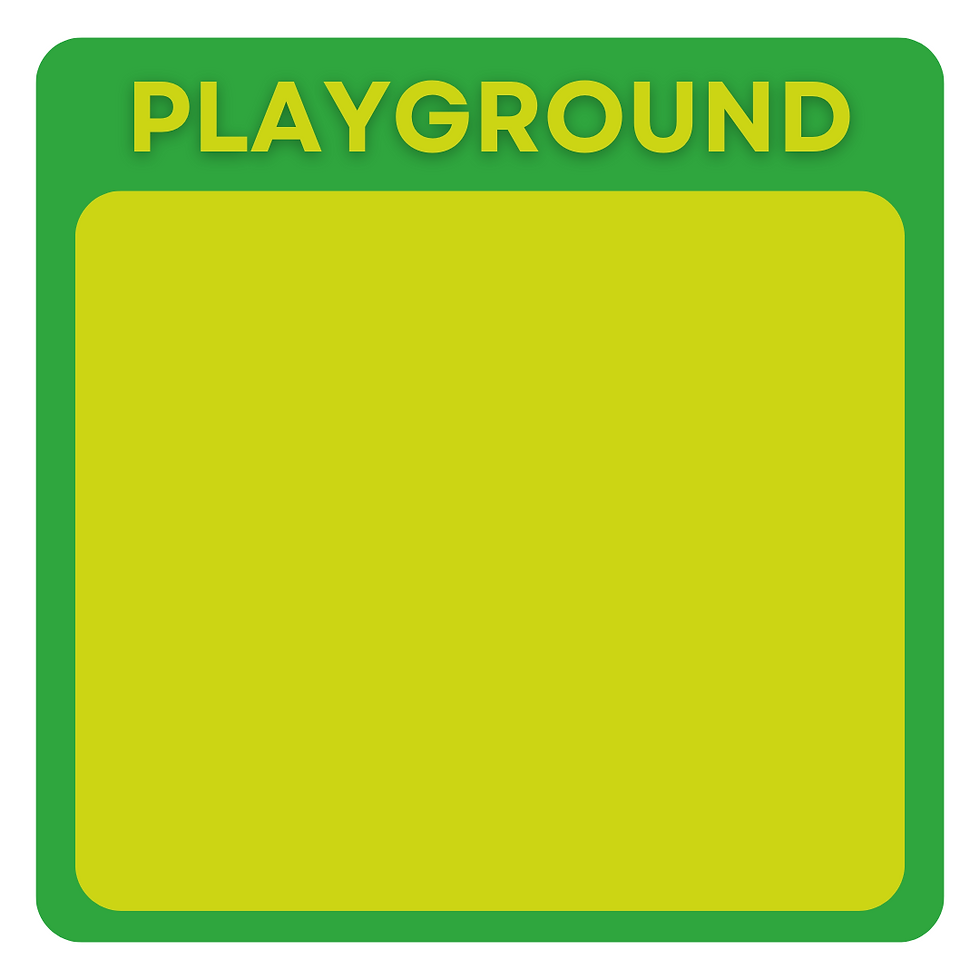 Kids free to play at our playground