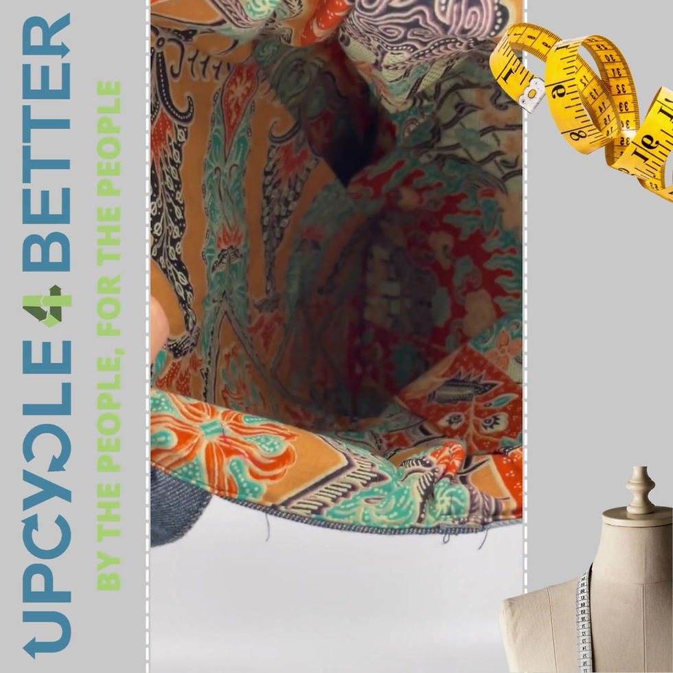 Thumbnail: Denim Batik Tote